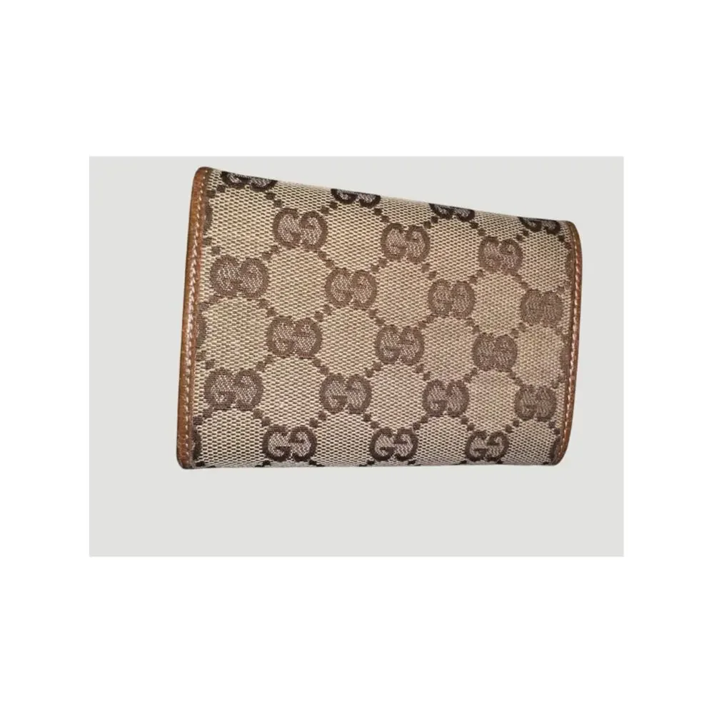 Gucci GG Canvas Metal Bar Wallet in box giftable condition - Picture 5 of 14